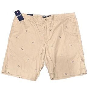 Chaps Men's Tan martini glass Shorts Golf